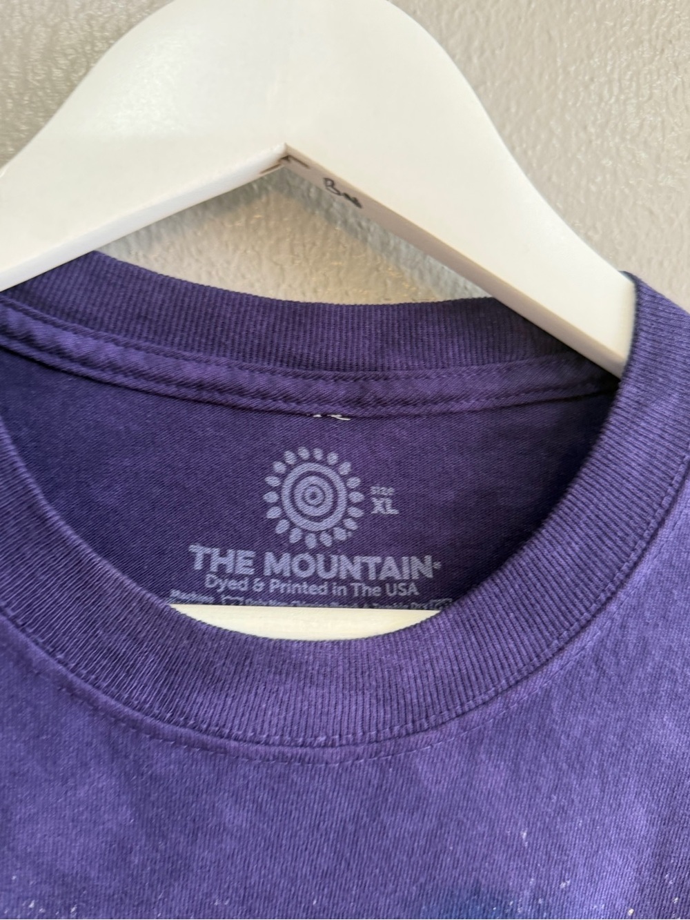 The Mountain' Purple Wolf & Planets Graphic Tee - Picture 3 of 4